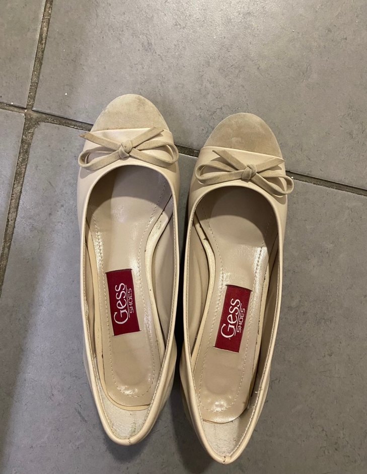 Topuklu bej babet - Görsel 2