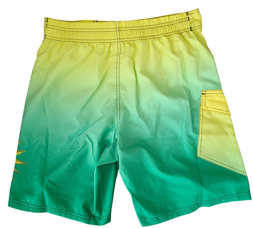 Renkli Tropikal Desenli Erkek Şort Mayo - Görsel 2