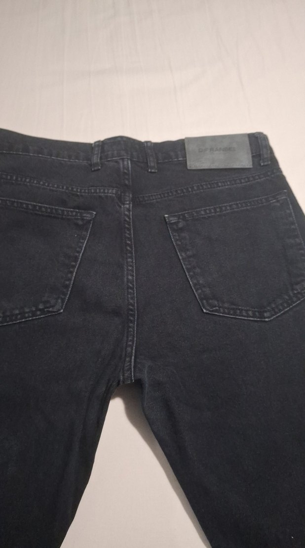 erkekSiyah Midi Boy Regular Fit Denim Jean - Görsel 4