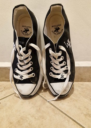 Beyaz Platform Topuklu Kadın Spor Ayakkabı - Görsel 3