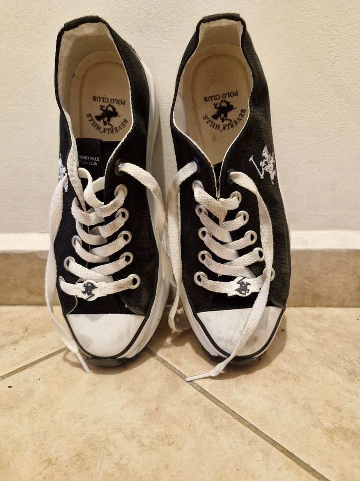 Beyaz Platform Topuklu Kadın Spor Ayakkabı - Görsel 3