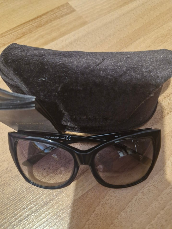 Tom Ford Siyah Parlak Kadın Güneş Gözlüğü - Görsel 2