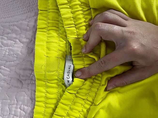 Lcw casual sıfır sarı şort