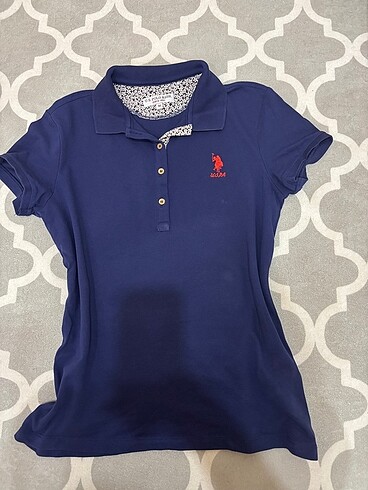 Polo yaka lacivert t-shirt