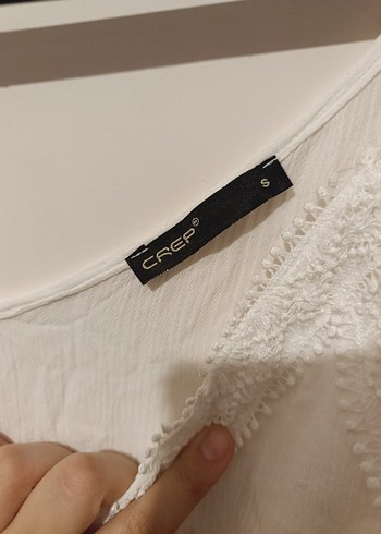 s Beden beyaz Renk Dantel Detaylı Bohem Beyaz Midi Elbise