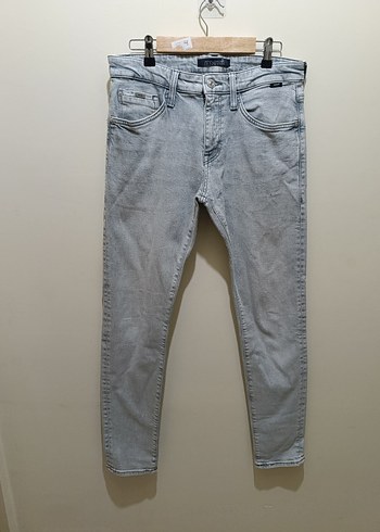 Gri Erkek Denim Jeans Regular Fit