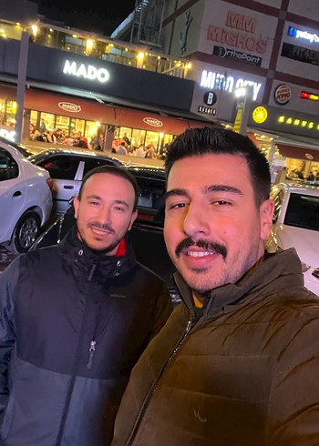 Fermuarlı asker yeşili Erkek Mont - Görsel 8