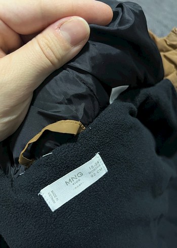 Kahverengi Kapüşonlu Erkek Çocuk Mont - Görsel 6