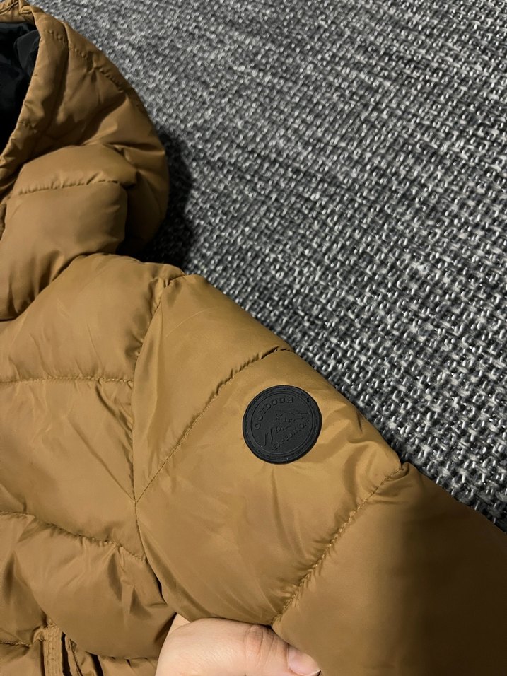 Kahverengi Kapüşonlu Erkek Çocuk Mont - Görsel 3