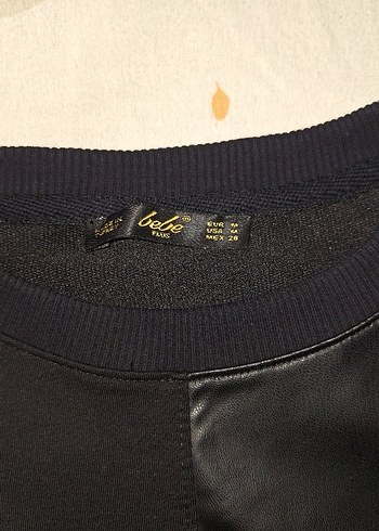 Siyah Deri Görünümlü mini elbise - Görsel 3