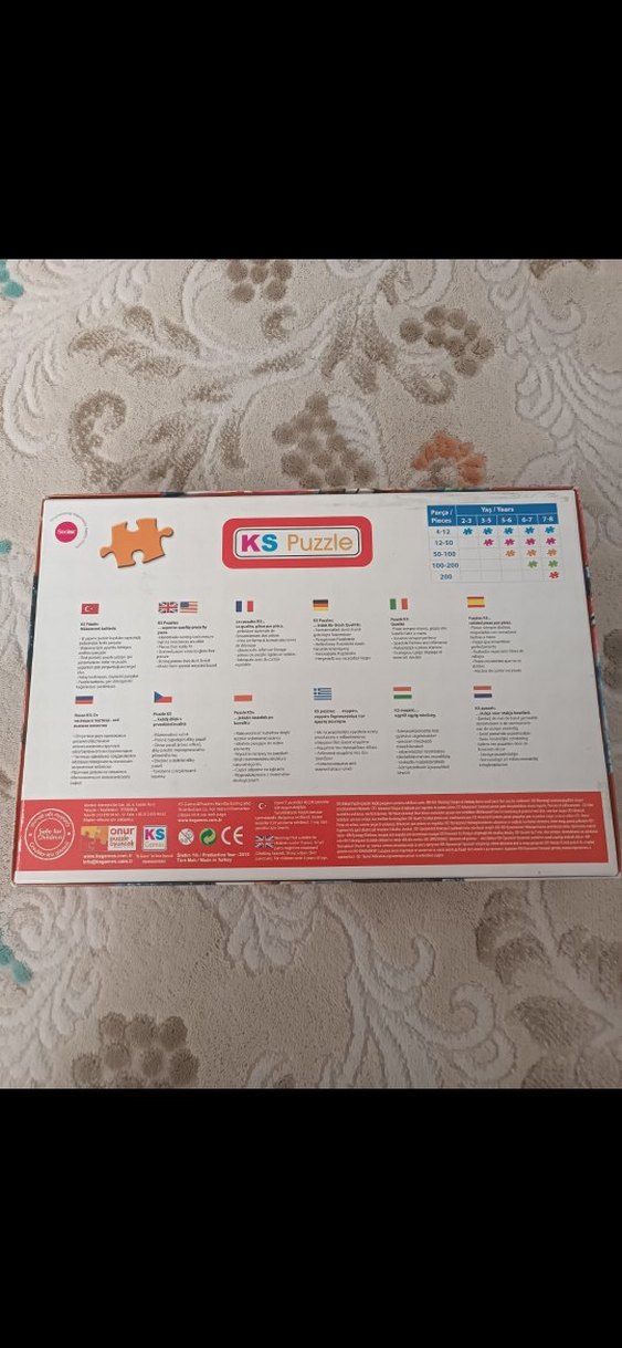 Disney Arabalar 200 Parça Çocuk Puzzle - Görsel 3