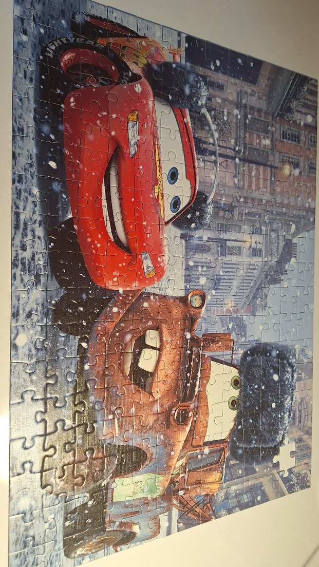 Disney Arabalar 200 Parça Çocuk Puzzle - Görsel 2