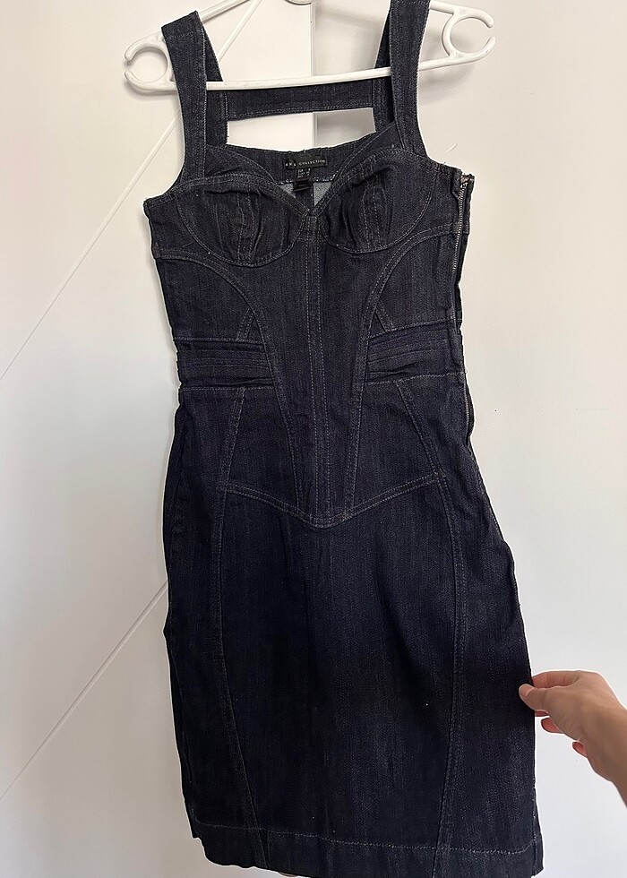 Mango Denim Elbise - Görsel 2