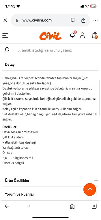 Beden siyah Renk kullanılmamış kanguru