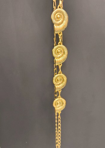 Altın Rengi Zincir Detaylı Bohem Kadın kemer - Görsel 2