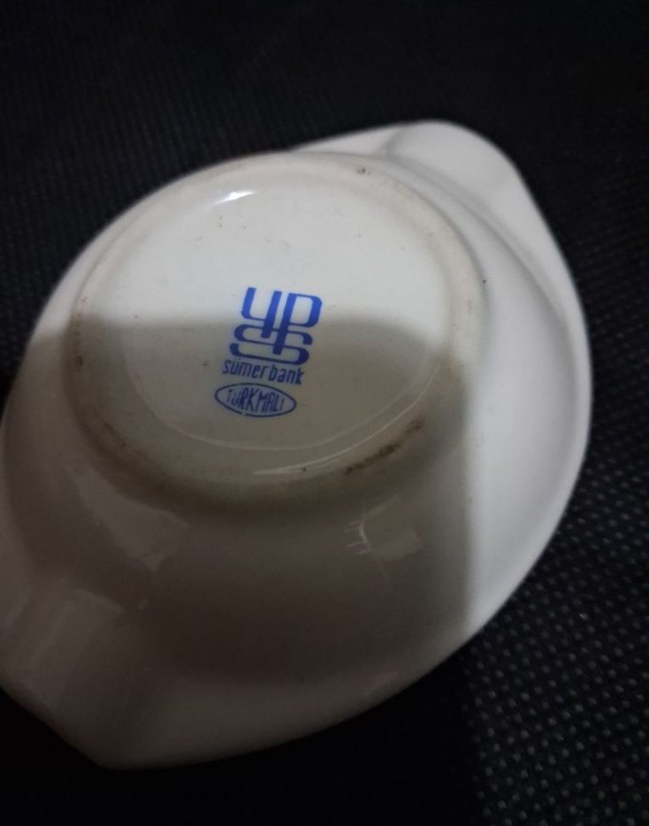 sumerbank Beyaz Klasik Küllük - Görsel 2