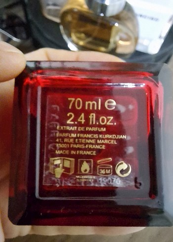 Maison Francis Kurkdjian
Baccarat Rouge 540 Extrait DeParfum70ml - Görsel 9