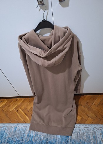 Kapüşonlu Tulum Elbise Sweatshirt - Görsel 3