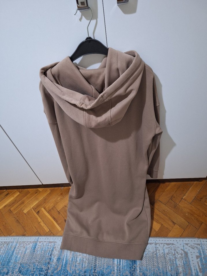 Kapüşonlu Tulum Elbise Sweatshirt - Görsel 3