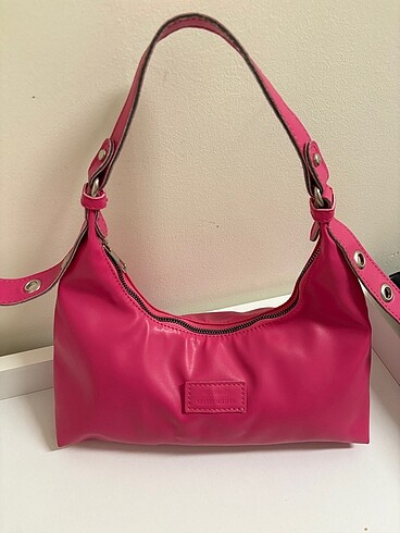 pembe deri çanta ????