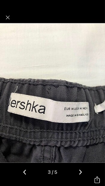 m Beden BERSHKA KARGO ŞORT