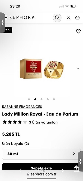 Paco rabanne kadın parfüm