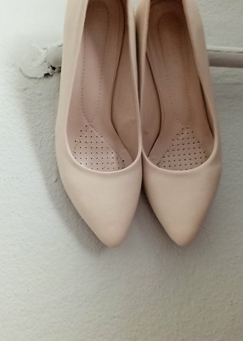 38,5 Beden Diger Bej Kadın Stiletto Topuklu Ayakkabı