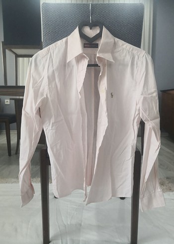 38 Beden Polo - Pembe Uzun Kollu Gömlek