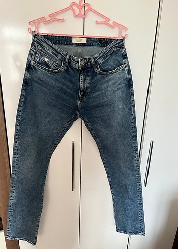 Erkek Gri Denim Regular Fit Jean - Görsel 2