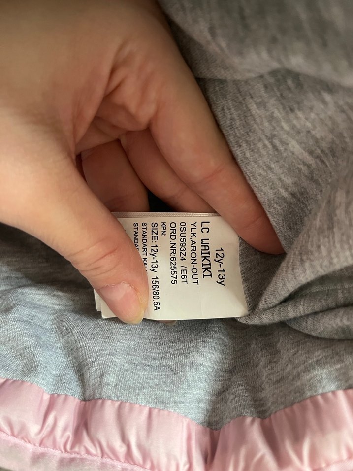 Kız Çocuk Pembe Fermuarlı Yelek - Görsel 4