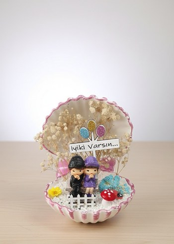 Renkli İyiki Varsın Figürlü Dekor -Teraryum - Görsel 2