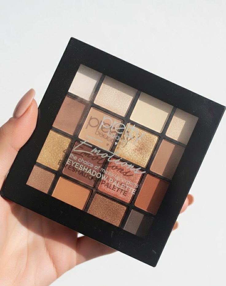 Emotions 16'lı Eyeshadow Palette -Nude & Toprak Tonlar - Görsel 4