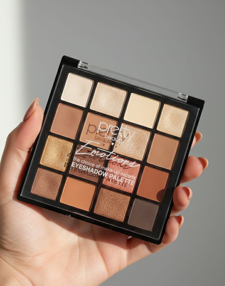 Emotions 16'lı Eyeshadow Palette -Nude & Toprak Tonlar - Görsel 3