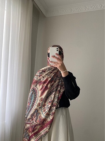 etnik desen şal - Görsel 2