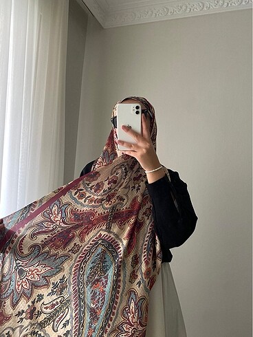 etnik desen şal - Görsel 3