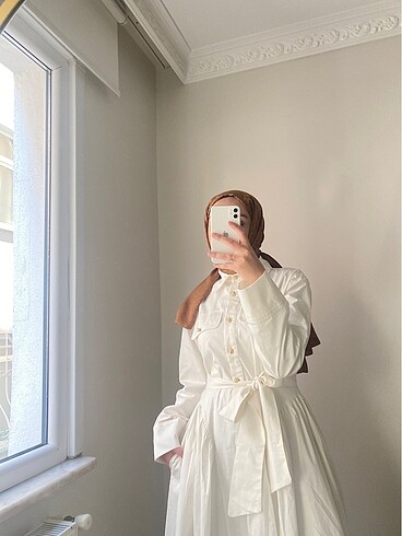 beyaz elbise - Görsel 11