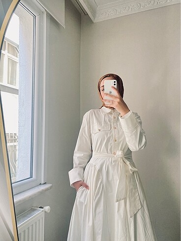 beyaz elbise - Görsel 12