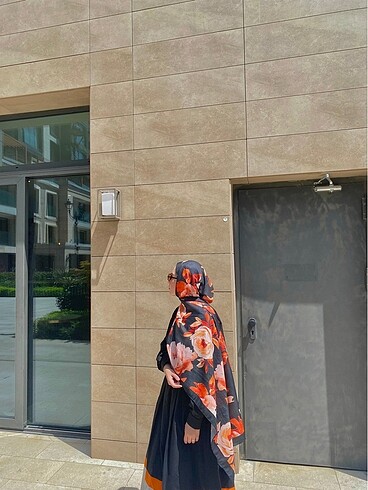 şal gül desenli
