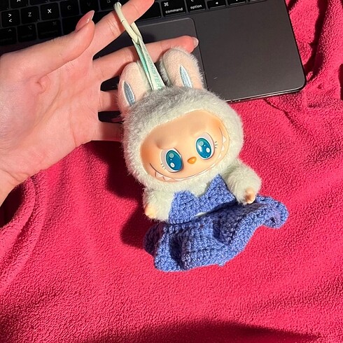 Diğer Labubu Mavi Etek Elbise Kıyafeti