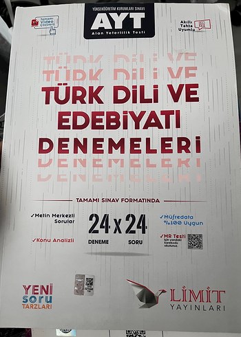 AYT Türk Dili ve Edebiyatı Denemeleri Kitabı