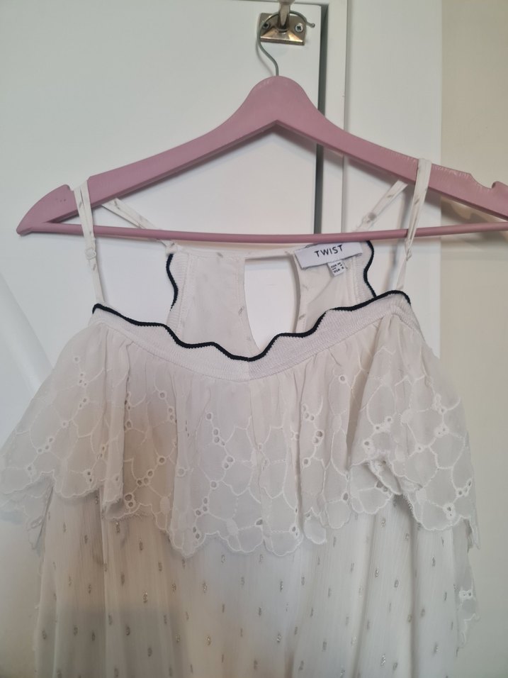 Twisy Bohem Uzun Beyaz Elbise - Görsel 2