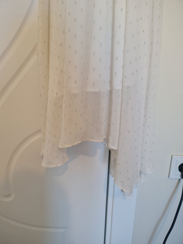 Twisy Bohem Uzun Beyaz Elbise - Görsel 5