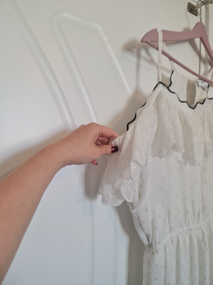 Twisy Bohem Uzun Beyaz Elbise - Görsel 4