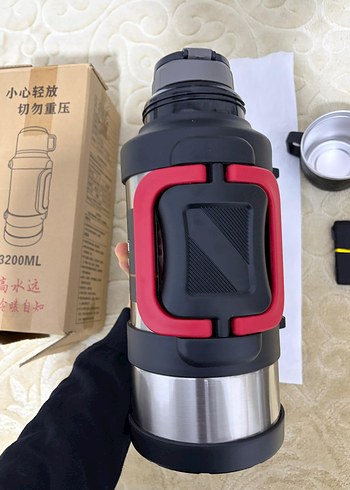 Gri Termos 3200 ml - Görsel 3