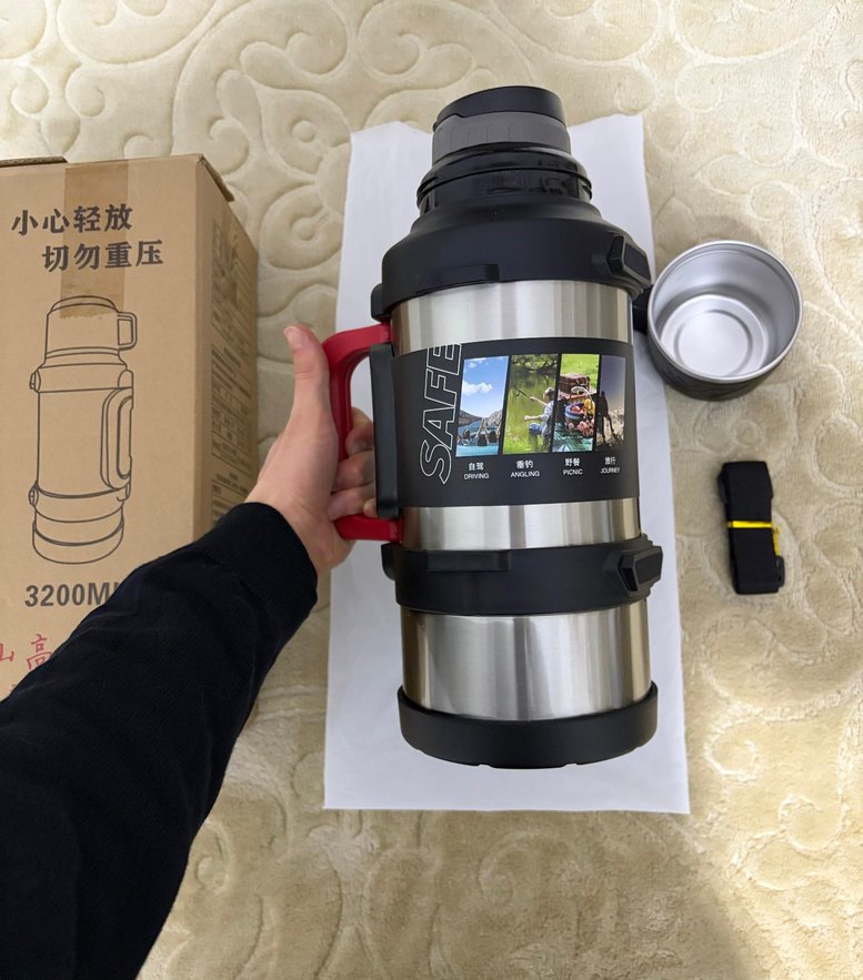 Gri  Termos 3200 ml - Görsel 2