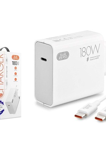 180W Beyaz Telefon Şarj Cihazı