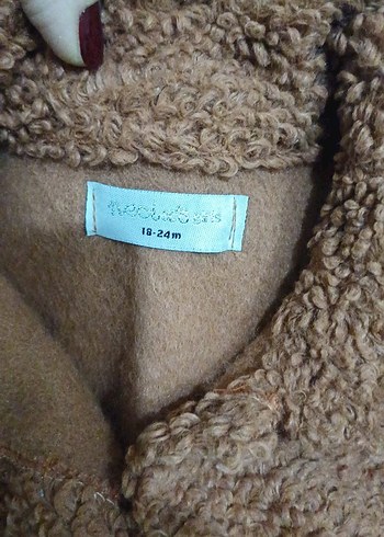 Necix's Marka Kız Çocuk Kahverengi Kürklü Ceket - Görsel 3