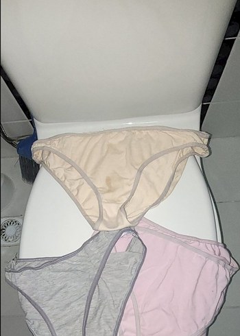 Kadın Pastel Renkli Midi Külot Seti