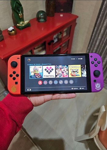 Sıfır Çipli Nintendo Switch Oled Pokemon Special Edition