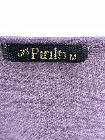 m Beden mor Renk Vintage Love Bluz %70 İndirimli.